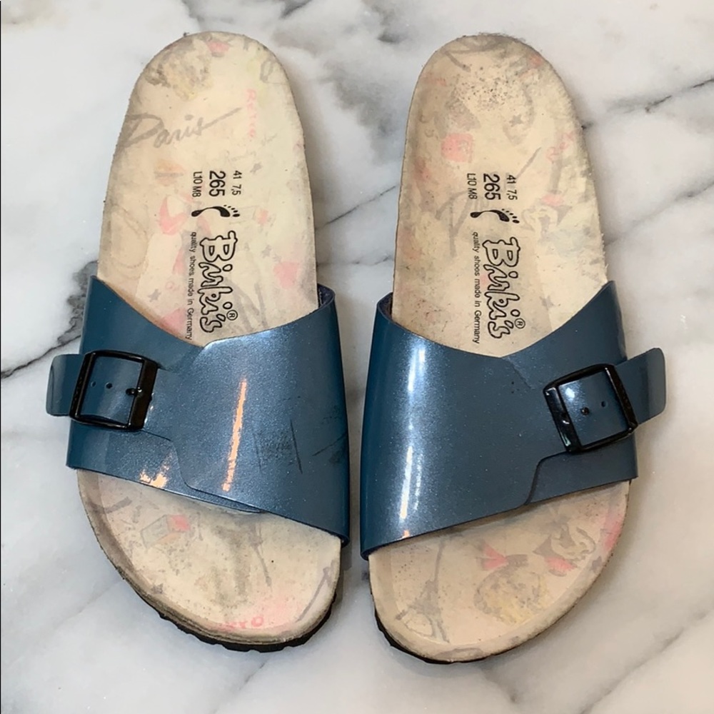 Birkenstock. Quality Blue sandals
